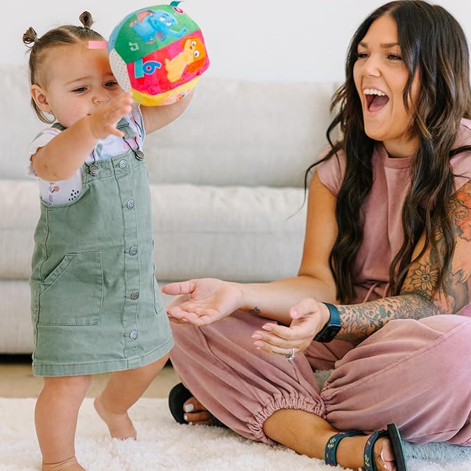 Move2Play, Hilariously Interactive Baby Ball with Music & Sound Effects | First Birthday Gift | Toddler Toy for Boys & Girls | Age 6, 9, 12, 18+ Month | 1, 2+ Year's Old