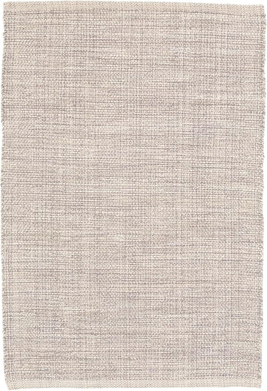 Dash & Albert Marled Grey Handwoven Cotton 8.5 X 11.5 Feet, Grey Geometric Pattern
