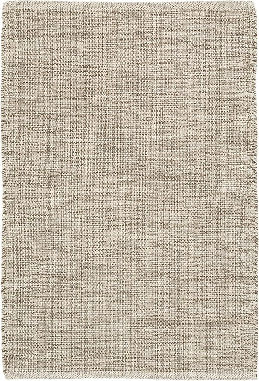 Dash & Albert Marled Brown Handwoven Cotton 9.5 X 13.5 Feet, Browns Geometric Pattern