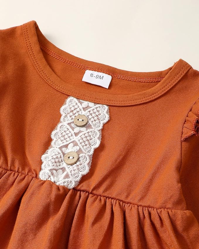 Baby Girl Clothes Toddler Girl Outfits Ruffle Shirt Pants Cute Infant Outfit Set Baby Girl Fall Winter Clothes