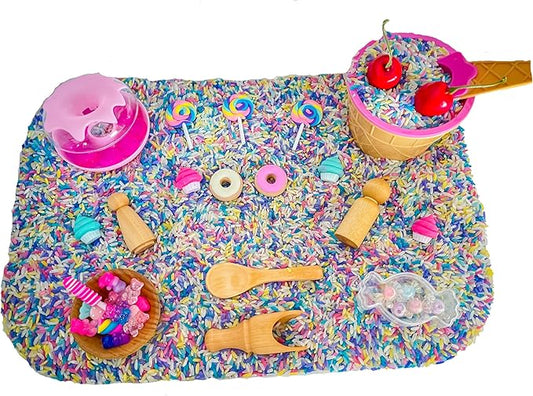 Sweets Sensory Bin For Children