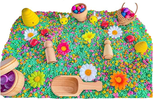 Kids Sensory bins Montessori sensory bin, sensory toys, Sensory bins, Sensory Bin For Preschoolers (Flower)