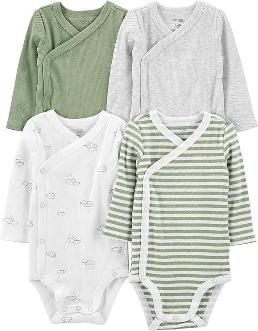 Simple Joys by Carter's unisex-baby 4-pack Side Snap Bodysuit