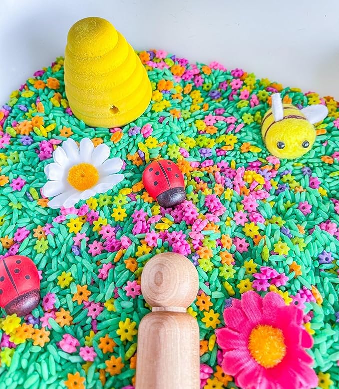 Kids Sensory bins Montessori sensory bin, sensory toys, Sensory bins, Sensory Bin For Preschoolers (Flower)