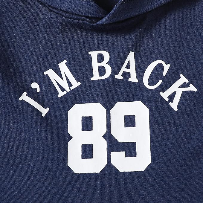 Toddler Baby Boy Clothes Infant Newborn Boy Outfit Long Sleeve Hoodie Sweatshirt Pants Fall Winter Clothes Set