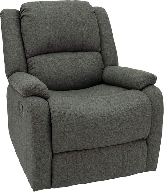 RecPro Charles Collection | 30" Swivel Glider RV Recliner | RV Living Room (Slideout) Chair | RV Furniture | Glider Chair | Oatmeal or Fossil | Cloth (1 Pack, Fossil)