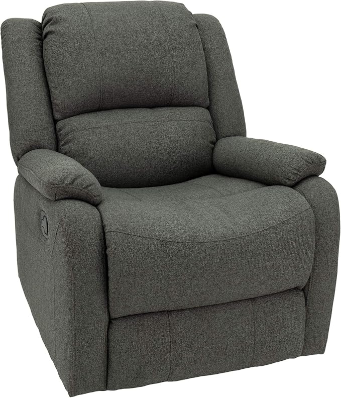 RecPro Charles Collection | 30" Swivel Glider RV Recliner | RV Living Room (Slideout) Chair | RV Furniture | Glider Chair | Oatmeal or Fossil | Cloth (2 Pack, Fossil)