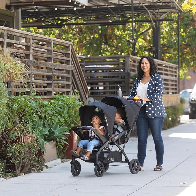 Baby Trend Sit N' Stand® Double 2.0 Stroller, Madrid Black