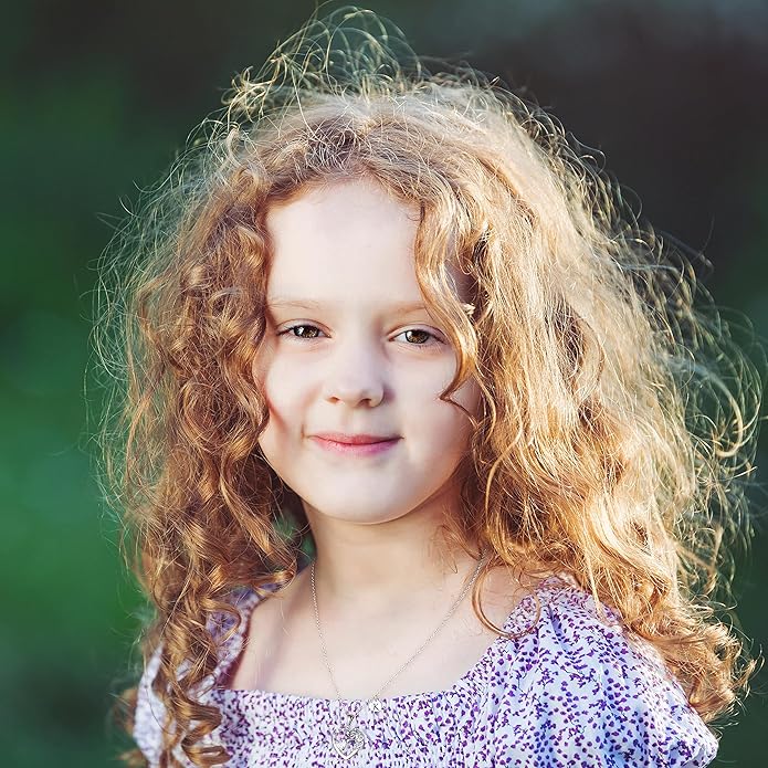 Unicorn Necklace Gifts for Girls Kids - Colorful CZ Heart Initial Necklaces Unicorn Necklace for Girls Jewelry Birthday Gifts for Little Girl Kids