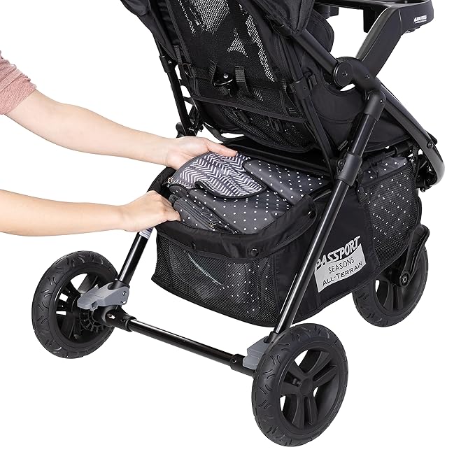Baby Trend Passport® Seasons All-Terrain Stroller Travel System with EZ-Lift™ PLUS Infant Car Seat, Dash Grey