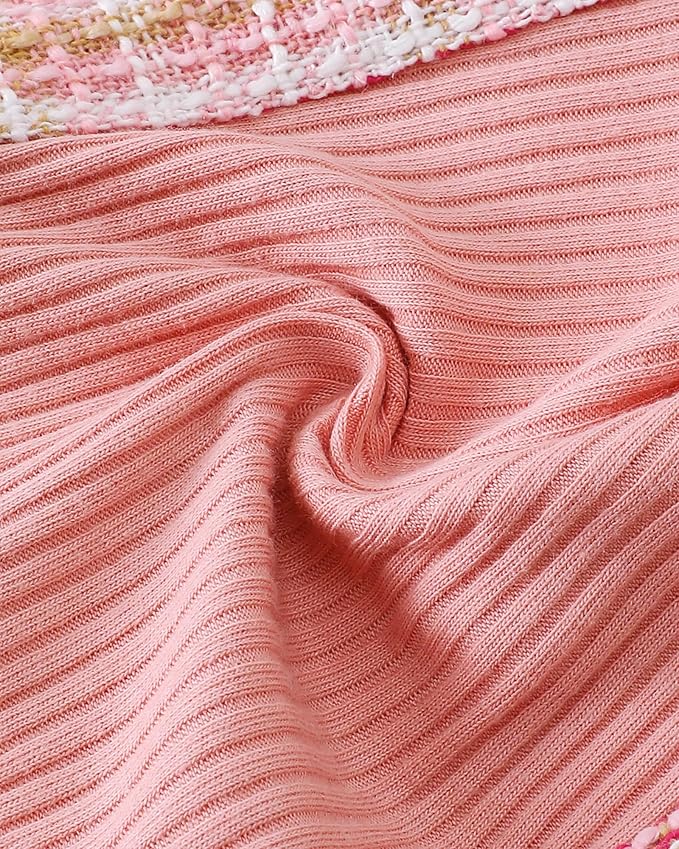 Kucnuzki Toddler Baby Girl Clothes Outfit Long Sleeve Plaid T Shirt Top Flare Leggings Pants 2 Piece Outfit Kids Clothes