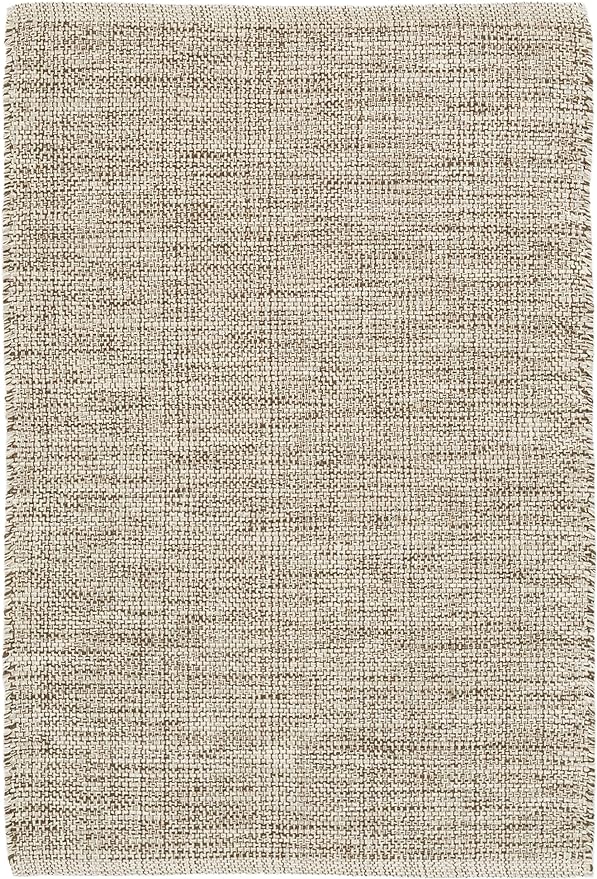 Dash and Albert Marled Cotton Area Rug - 2.5' x 8' Runner Brown Solid Handwoven Accent Rug - Durable, Lightweight, High Traffic Areas Hallway, Stairs, Bedroom