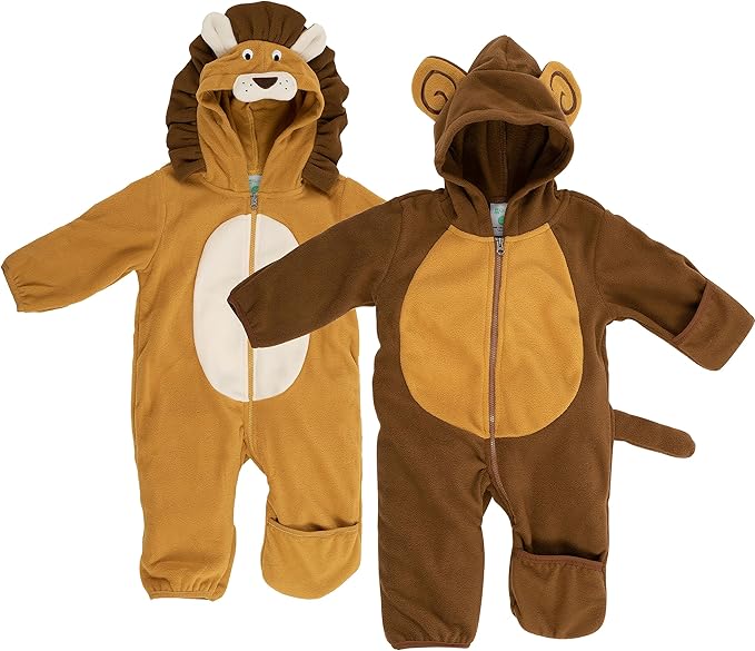 Cuddle Club Fleece Baby Bunting Bodysuit with Hood, Convertible Mittens & Booties, Car Seat Friendly, Soft & Warm, Easy Zip