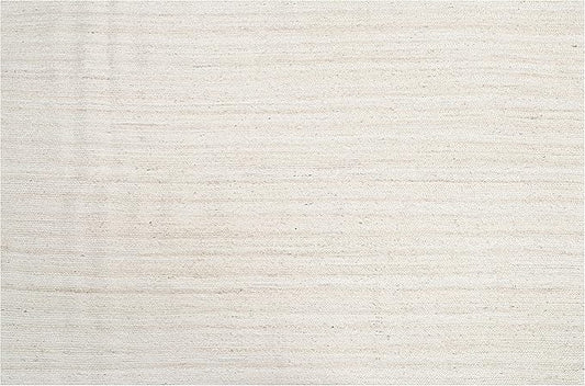 Hausattire Hand Woven Jute Braided Rug, 5'x8' – Off White, Reversible Boho Entry Area Rugs for Kitchen, Living Room I Farmhouse Indoor Outdoor Decorative Floor Rug, 60x96 Inches