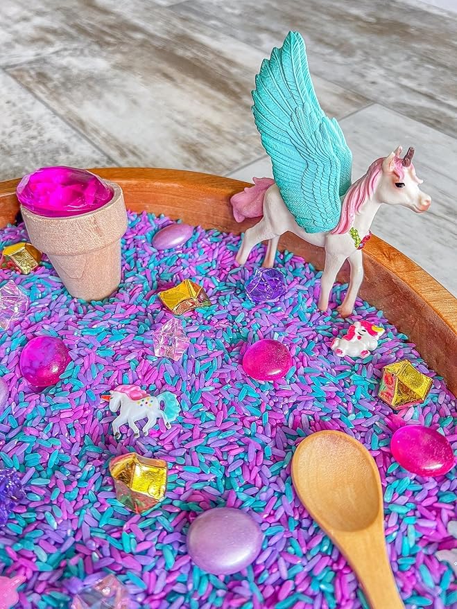 Kids Sensory bins Montessori sensory bin, sensory toys, Sensory bins, Sensory Bin For Preschoolers (Unicorn)