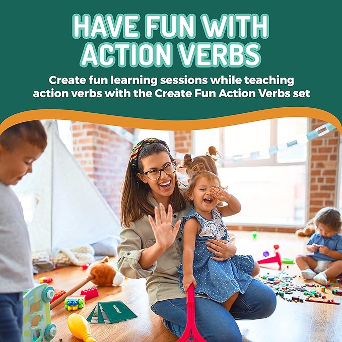 200 Action Verbs Flash Cards - Vocabulary Builder Educational Photo Cards for Speech Therapy, ESL & Homeschooling | Realistic Diverse Pictures for Kids & Adults with Autism, Dementia, Aphasia, SLP