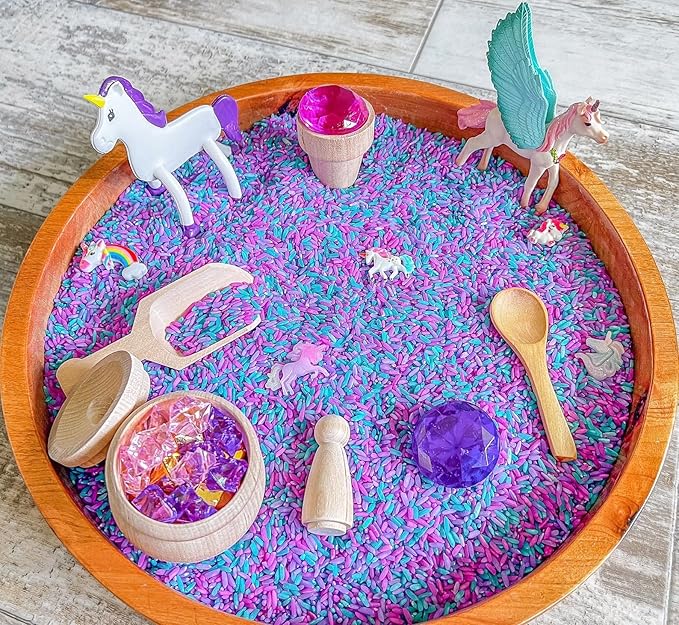Kids Sensory bins Montessori sensory bin, sensory toys, Sensory bins, Sensory Bin For Preschoolers (Unicorn)
