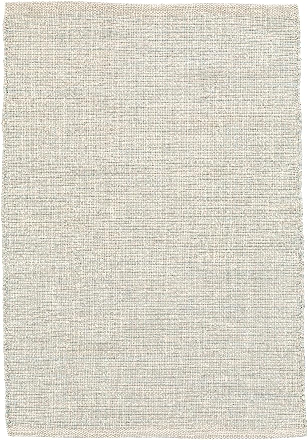 Dash and Albert Marled Cotton Area Rug - 2.5' x 8' Runner Light Blue Solid Handwoven Accent Rug - Durable, High Traffic Areas Hallway, Bedroom, Living Room