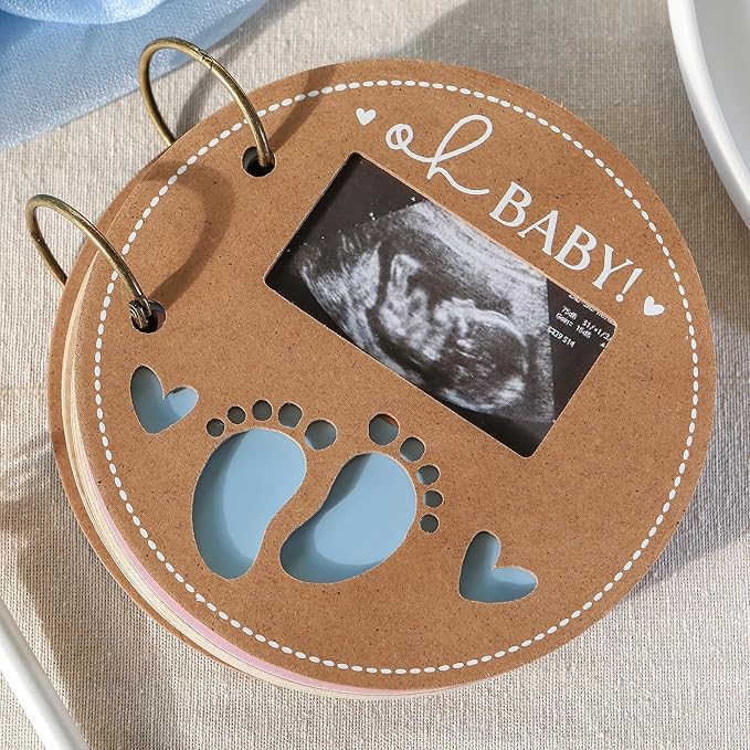 Baby Shower Prediction Card Book Keepsake Circle Shaped, By Kate Aspen Advice Cards, Best Wishes, Baby Shower Decoration, Gender Neutral Baby Shower Game & Party Activity