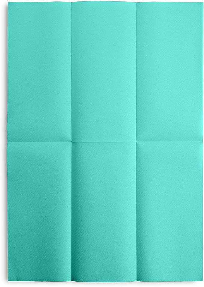 Linen-Feel Bright Green Paper Napkins - Decortive Cloth-Like Disposable Dinner Napkins - Soft And Absorbent. For Kitchen, Party, Wedding, Bathroom Or Any Occasion. (Pack of 100)