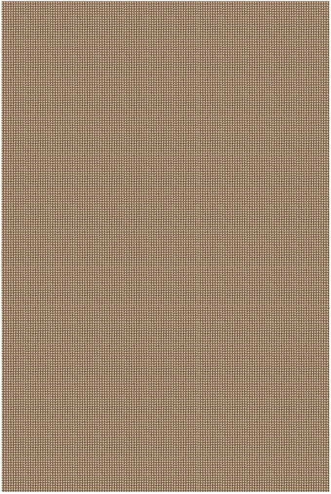 KOZYFLY Washable Area Rug 6x9 ft Rubber Backed Non Slip Rugs for Living Room Braided Cotton Bedroom Rug Woven Office Rugs Indoor Floor Carpets for Dining Bedroom Living Room, Tan/Orange/Brown
