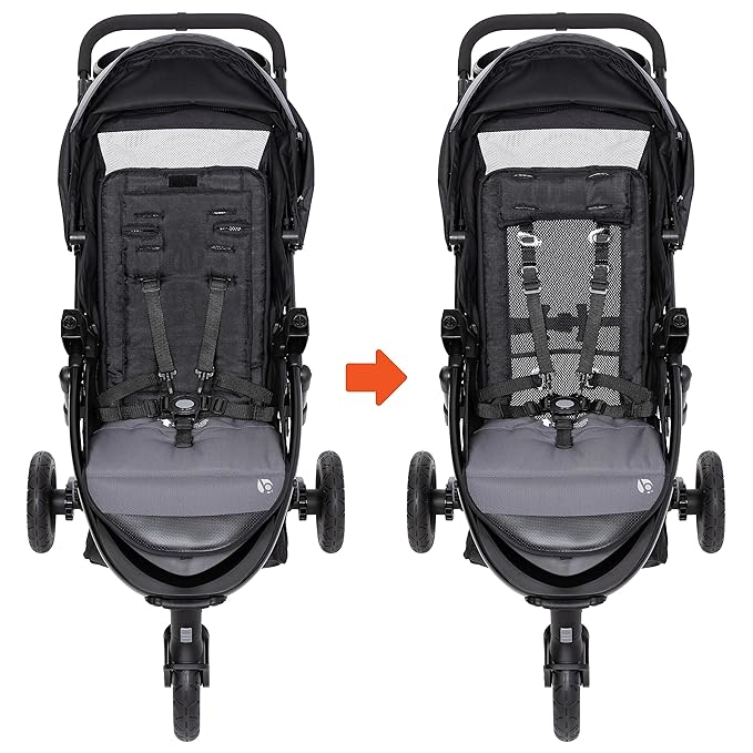 Baby Trend Passport® Seasons All-Terrain Stroller Travel System with EZ-Lift™ PLUS Infant Car Seat, Dash Grey