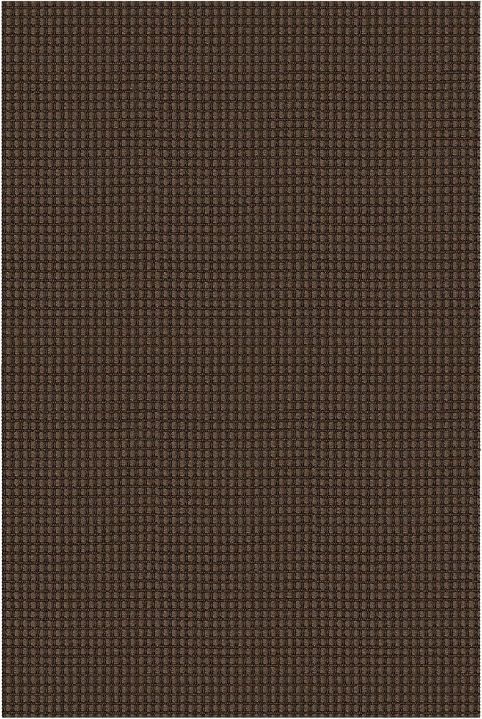 KOZYFLY Rugs for Entryway 3x5 ft Washable Area Rug Non Slip Rubber Backed Entry Rug Woven Indoor Door Mat Cotton Kitchen Rugs Floor Carpet for Entryway, Foyer, Backdoor, Reddish Brown/Coffee