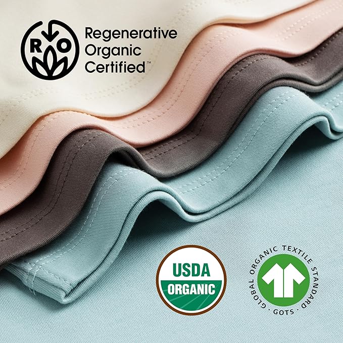 Mon Chou Premium Short Sleeve Shirt - Ultra Soft, 100% Pima Cotton Crew Neck Baby T Shirts - Organic Cotton Baby Clothes