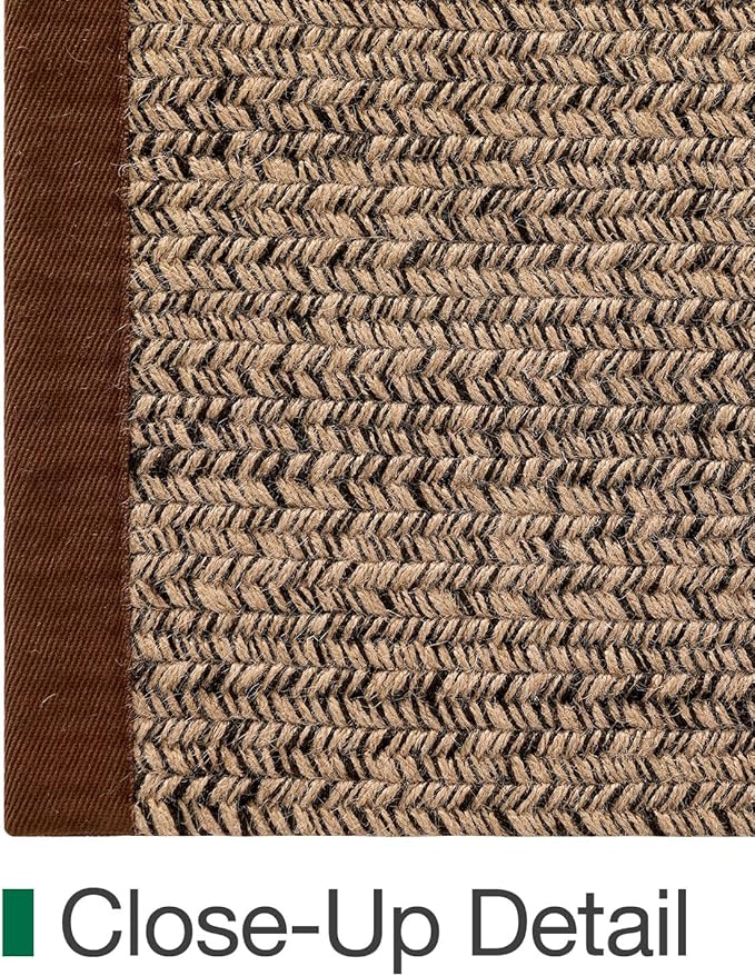 LUMI Jute Area Rug 5x8 for Living Room, Natural Handwoven Rugs Non Slip, Farmhouse Braided Carpets No Shedding for High Traffic, Dining Room, Indoor, Outdoor, Patio