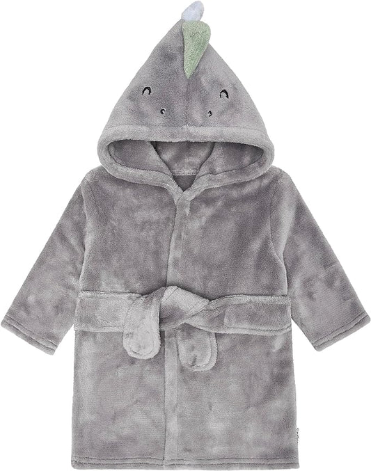 Gerber Unisex Baby Plushy Soft Hooded Animal Character Bathrobe