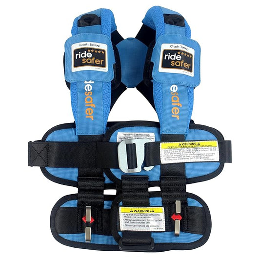 Small Blue, Lightweight, Compact, Portable Car Seat - Perfect for Travel and Everyday Child Safety (Pack of 6)